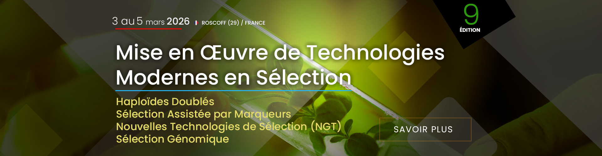 curso Mise en Œuvre de Technologies-Modernes en Selection 2023
